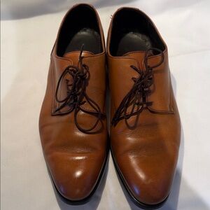 Bruno Magli Tan Leather Oxfords